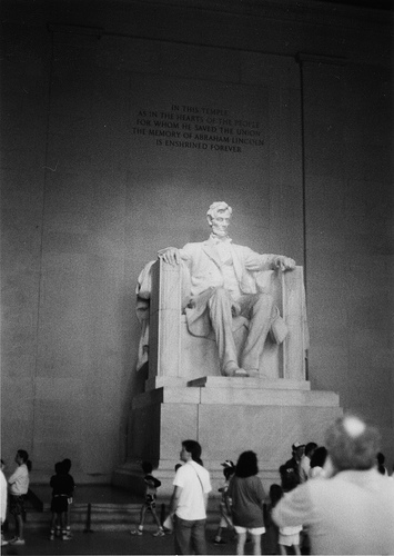 Lincoln Memorial, 1990 or so.