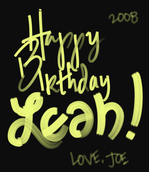 Happy Birthday Leah 2008!
