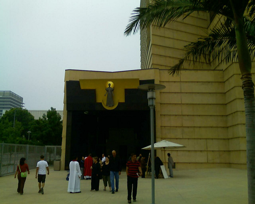 Our Lady of the Angels; Entrance; After Mass