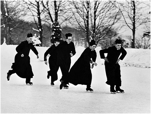 Priests with their skates on, 1966, Arthur Steel