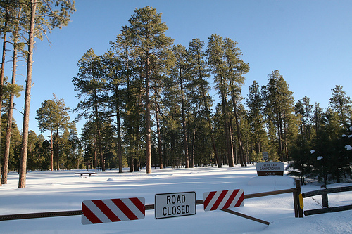 Jacob Lake Campground: Road Closed