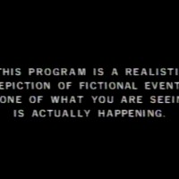 This program is a realistic depiction of fictional events. None of what you are seeing is actually happening.