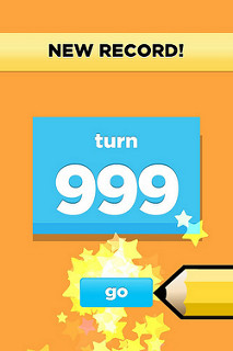Leah and I maxed out @DrawSomething__ -- it won't go past 999. It won't stop us.