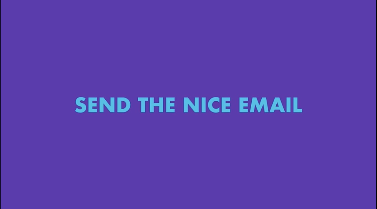 send the nice email